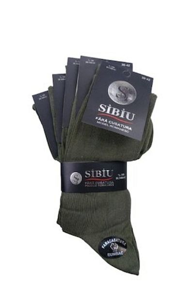 OEM Set of 5 pairs of seamless cotton men's socks, size 39-42