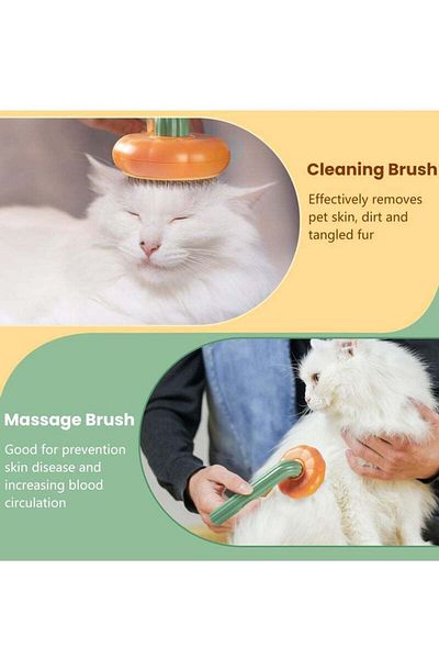 COOYA Pet Grooming Brush for Removes Tangles, Loose Hair Shedding Brush for Long and Short Haired Cats