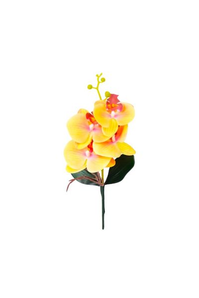OEM Artificial flower orchid, PVC 38 cm peach