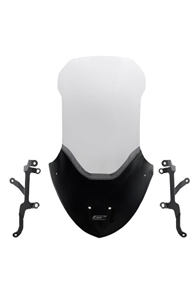 GP KOMPOZİT GP Kompozit SYM Jet 14 Evo 2025 Uyumlu Ön Cam Şeffaf 70 cm