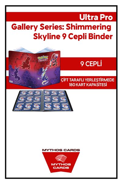 Mythos Cards Ultra Pro - Gallery Series: Shi̇mmeri̇ng Skyli̇ne 9 Pocket Binders