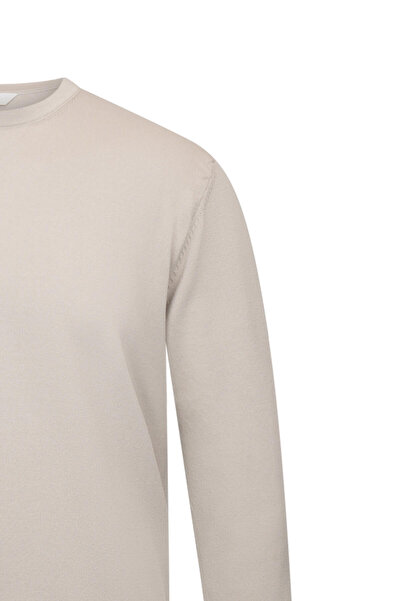 Hatemoğlu Mink Regular Fit Crew Neck Rayon Sweater