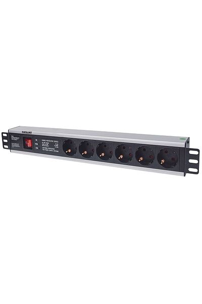 Electronica Listwa zasilająca Intellinet 19" 1.5U Rackmount, 6 gniazd PDU, 713962