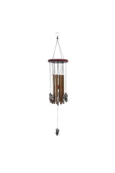 OEM Wind Chime with 11 Elements Owl, 13x68cm
