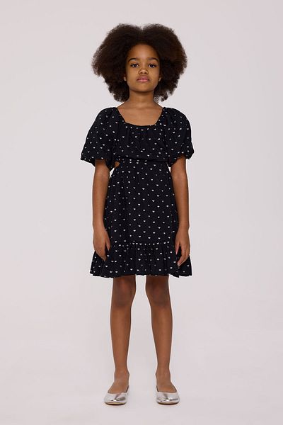 Tyess Girl Black Dress