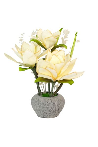 OEM Flori artificiale în ghiveci, PVC/Ceramică, Multicolore 45x16x15 cm