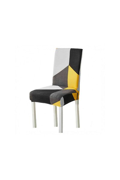 JOJO HOME Set 6 huse pentru scaune, Jojo Home, imprimeu Abstract