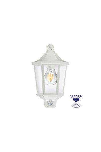 Braytron APLICA PT PERETE DUBLIN ALB CU SENZOR E27 IP44