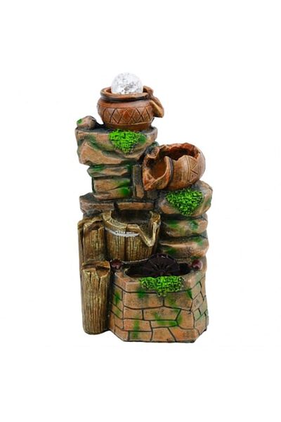 OEM Piatră decorativă pentru fântână/PVC 37x21x18 cm Multicolor