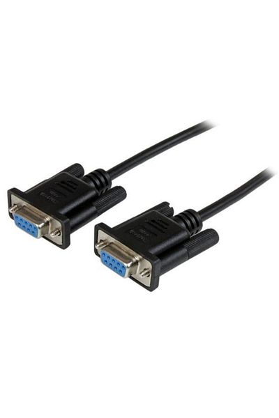 Electronica StarTech.com Cablu modem serial DB9 NEGRU 2M, SCNM9FF2MBK