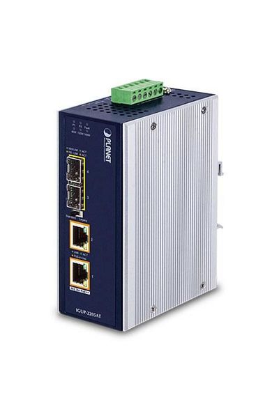 3kplanet Planet Industrial 2-Port 100/1000X, IGUP-2205AT