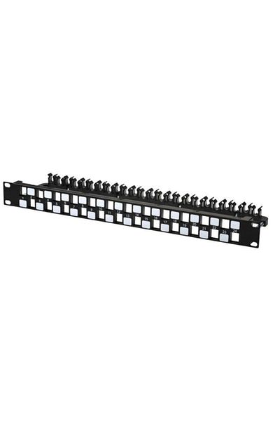 Lanview Patch panel 24-port LAN Cat6a STP 1U do szafy 19", LVN127597
