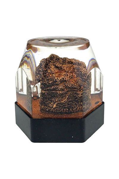 OEM Plastic Globe with Music and Lights, Transfagarasan Theme, 8x8 cm, Gold