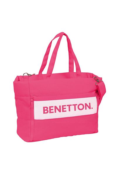 Benetton Laptop Bag Raspberry Pink [54 x 31 x 17 cm]
