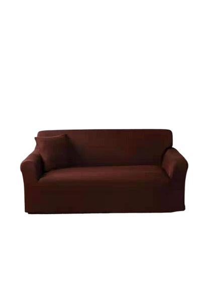 OEM Husă elastică pentru canapea, Comfort Uni, elastan, L-3 locuri, 185x230cm, maro