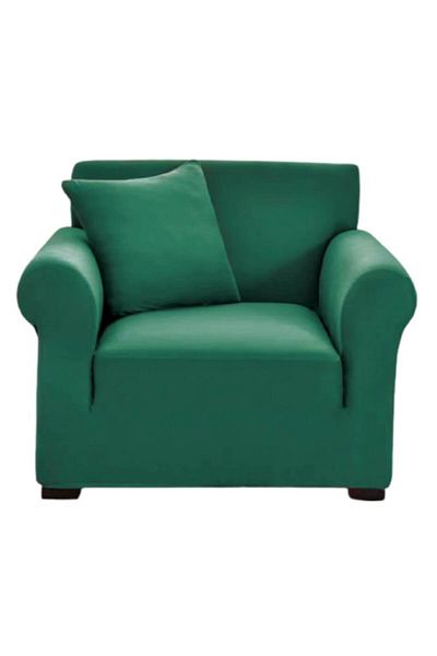 OEM Husă elastică pentru fotoliu, 90x140cm, verde smarald