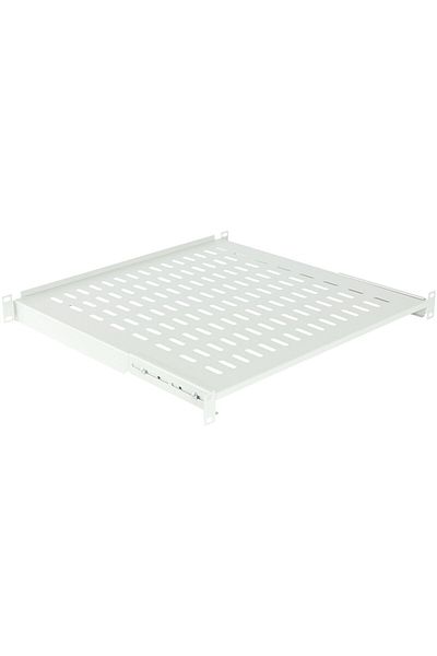 Lanview Półka 1U 19" z przodu i tyłu, łączona, głębokość 450mm, RAS405WH