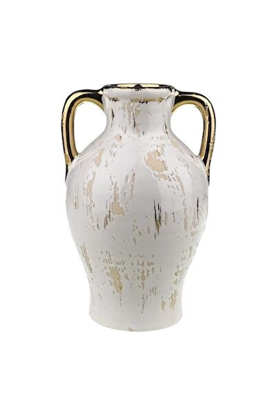 OEM Vază din ceramică cu mânere rotunde - 14x22 cm