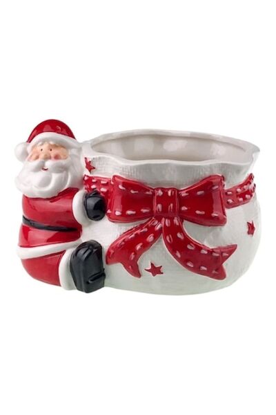 OEM Bomboniera din ceramica cu Mos Craciun 20x13 cm