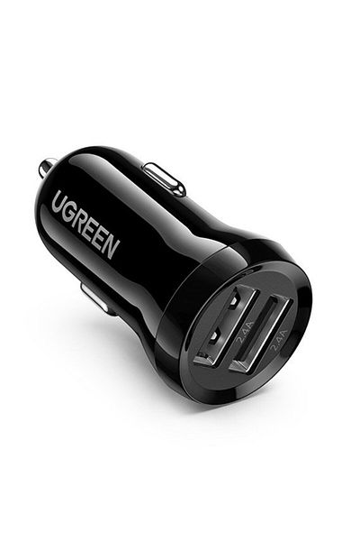 Ugreen Încărcător auto 2x USB 24W 4.8A negru