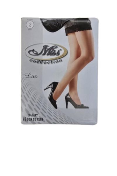 OEM Chiloți Dres Miss Collection Lux, 15 den cu clin, negri, S