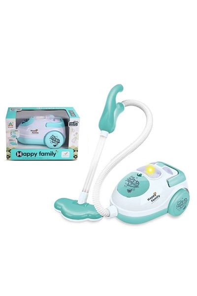 divendi-ro Aspirator de jucărie, interactiv, cu lumini și sunete, alb-albastru