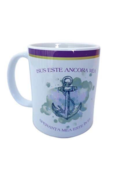 OEM Cană ceramică cu citat biblic, 8x10 cm