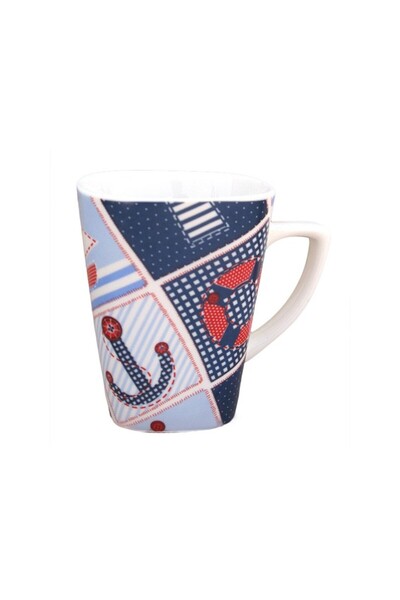 OEM Cană ceramică, albastră, 8x10 cm