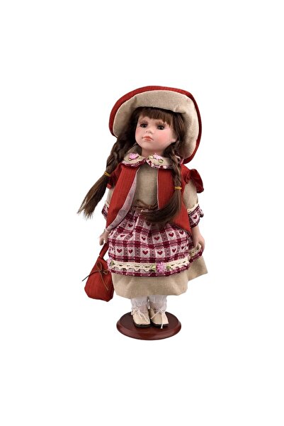 OEM Păpușă decorativă din ceramică, multicoloră, 15x35 cm, M1