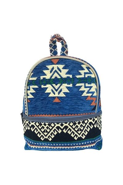 OEM Rucsac din material textil cu model traditional si buzunar mare in fata, M1, 23x27 cm