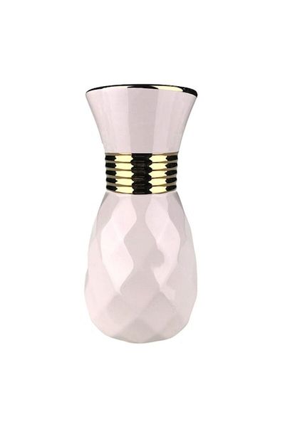 OEM Vază ceramică cu model geometric, 11x21 cm