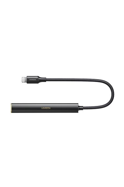 Ugreen Adaptor audio pentru amplificator de căști USB-C la mini jack 3.5mm negru