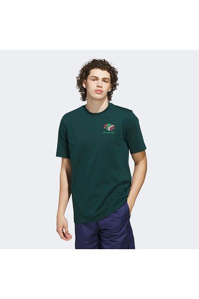 adidas M Hldy Gftbox T Tricou verde pentru bărbați