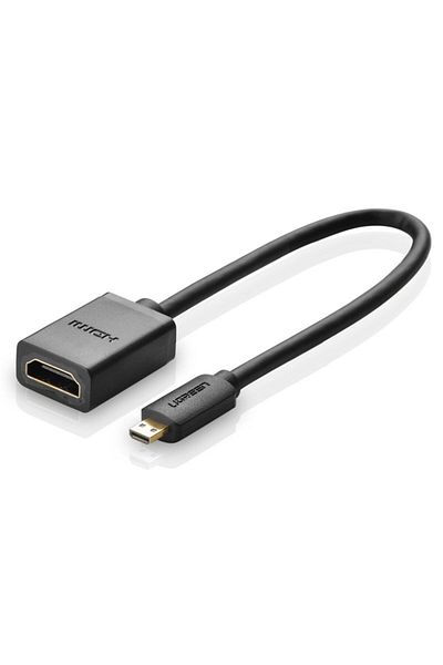 Ugreen Cablu adaptor HDMI - micro HDMI 20 cm negru