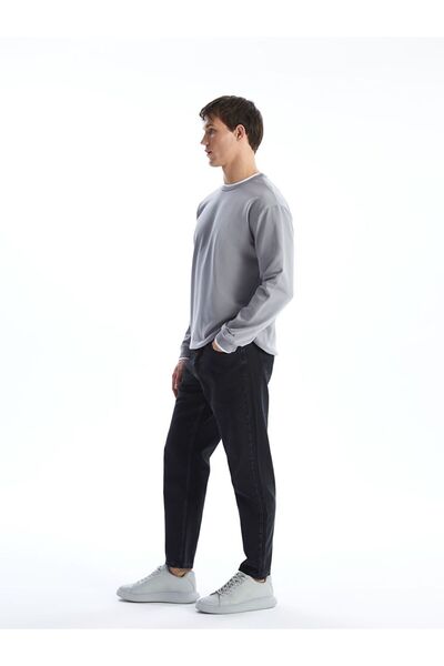 LC Waikiki Siyah 710 Loose Fit Erkek Jean Pantolon