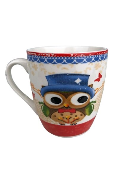 OEM Cana cu bufnite, ceramica, 150 ml, 7X8 cm, M2