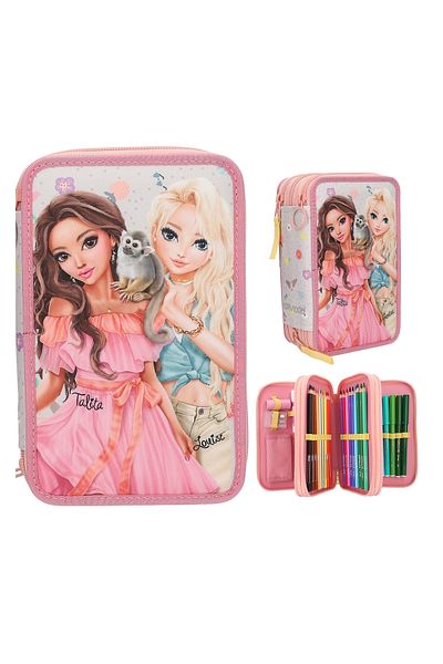 Top Model TOPModel pencil case equipped with 3 Juicy zippers