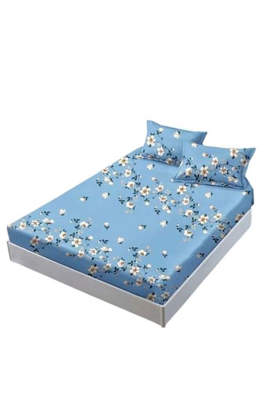 OEM Single Bed Set with Floral Print, 140x200cm, Multicolor