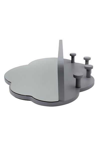 Gift Design Gray MDF mirror hanger 39x28cm
