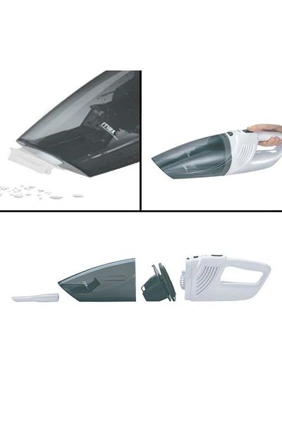 divendi-ro Hand vacuum cleaner, with rechargeable lithium battery, 40W power, black and white