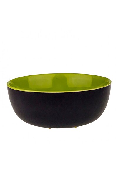 OEM Ceramic Bowl with Colored Interior, 15x6 cm Green