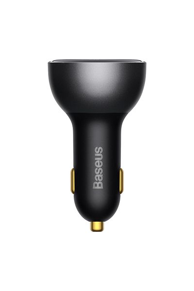 Baseus Ładowarka samochodowa USB USB-C PD3.1 140W + kabel USB-C 1m czarny