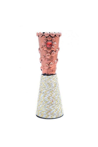OEM Decorative Metal Vase, 30x10 cm Multicolor
