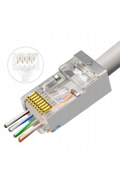 Lanview RJ45 STP wtyczka CAT6 AWG23-24 50szt.