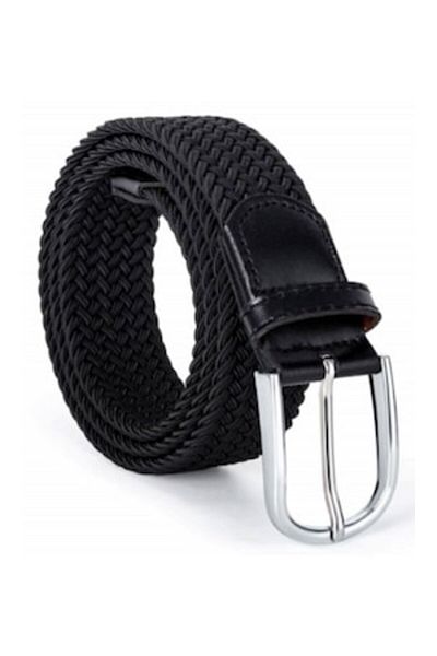 OEM Curea elastică unisex, 105-125cm x 3.5cm, neagră