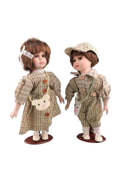 OEM Set 2 figurines, 2 lovers, ceramic, 21x31 cm, multicolor, M3