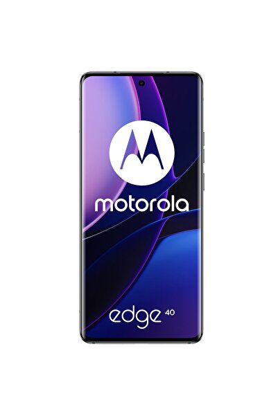 Motorola Edge 40, Dual SIM, 8GB RAM, 256GB, 5G, Leather Eclipse Black