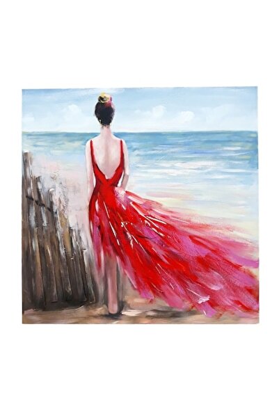 OEM Pictură - Vedere din spate a unei femei, 80x80cm