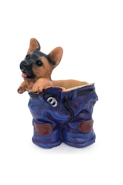 OEM Resin Dog Pen Holder in Pants Shape, M4, 11x15 cm