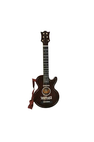 CREATIVE Toy guitar for children 3+ years, 6 metal strings, plastic, dark brown